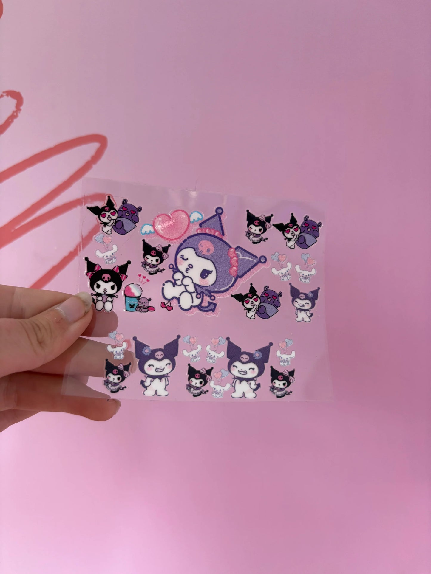 Kuromi chapstick holder