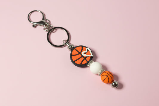 Basketball keychain